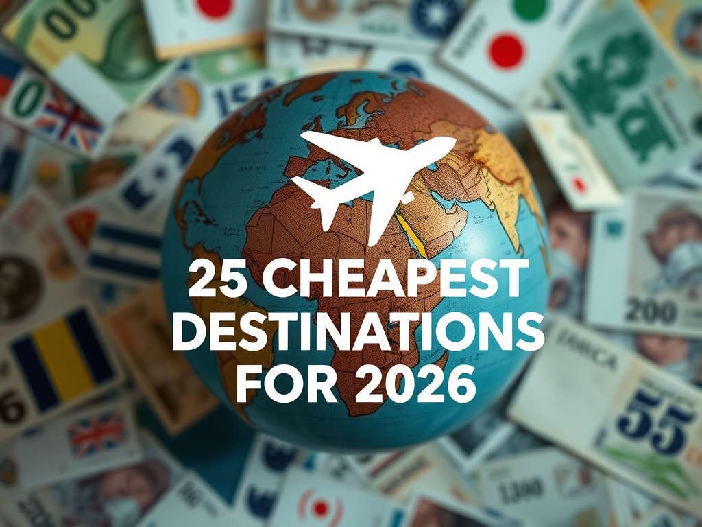 25 CHEAPEST Travel Destinations for&nbsp;2026